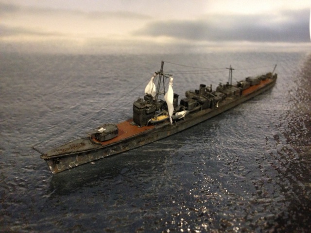 フジミ1/700白露型駆逐艦「夕立」