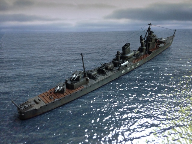 タミヤ1/700駆逐艦「暁」